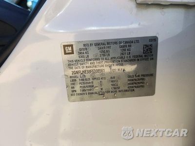 Zdjęcie 12 z 12 samochodu: 2015 CHEVROLET EQUINOX LTZ VIN:2GNFLHE38F6308561 - miniatura