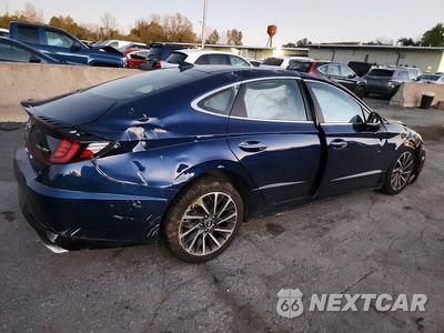 Trzecie zdjęcie samochodu z tyłu: 2020 HYUNDAI SONATA LIMITED VIN:5NPEH4J21LH035210 - miniatura