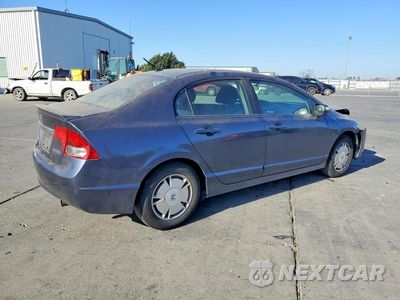 Trzecie zdjęcie samochodu z tyłu: 2010 HONDA CIVIC HYBRID VIN:JHMFA3F29AS002660 - miniatura