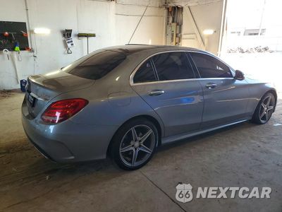 Trzecie zdjęcie samochodu z tyłu: 2015 MERCEDES-BENZ C 400 4MATIC VIN:55SWF6GB1FU042415 - miniatura