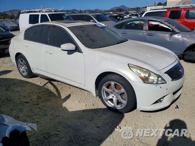 Czwarte zdjęcie samochodu z boku: 2010 INFINITI G37 SEDAN X VIN:JN1CV6AR6AM459237 - miniatura