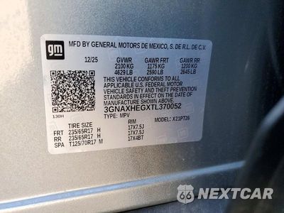 Zdjęcie 13 z 13 samochodu: 2026 CHEVROLET EQUINOX LT VIN:3GNAXHEGXTL370052 - miniatura