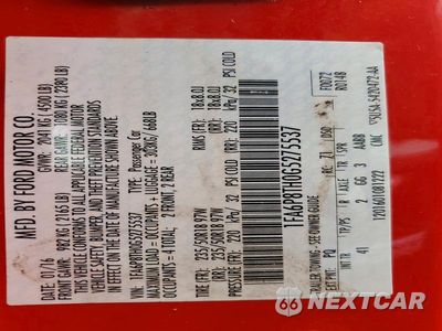Zdjęcie 13 z 13 samochodu: 2016 FORD MUSTANG VIN:1FA6P8TH0G5275537 - miniatura