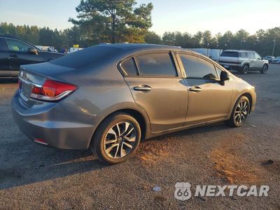 Trzecie zdjęcie samochodu z tyłu: 2013 HONDA CIVIC EX VIN:2HGFB2F83DH514439 - miniatura