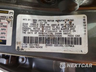 Zdjęcie 13 z 13 samochodu: 2006 TOYOTA COROLLA LE VIN:1NXBR32E96Z625826 - miniatura