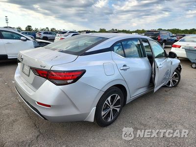 Trzecie zdjęcie samochodu z tyłu: 2021 NISSAN SENTRA SV VIN:3N1AB8CV1MY299694 - miniatura