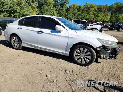 Czwarte zdjęcie samochodu z boku: 2014 HONDA ACCORD EXL VIN:1HGCR2F84EA195437 - miniatura