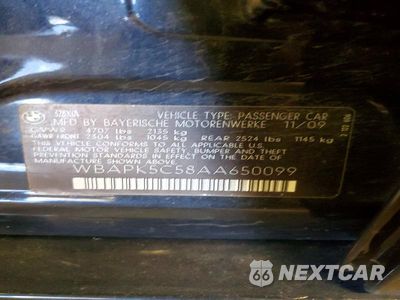 Zdjęcie 13 z 13 samochodu: 2010 BMW 328 XI SULEV VIN:WBAPK5C58AA650099 - miniatura
