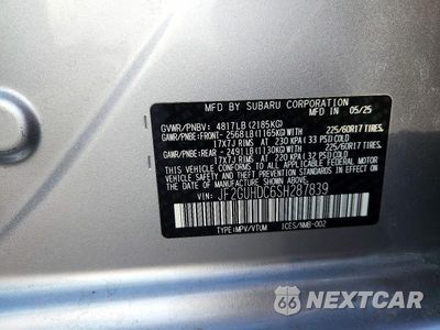 Zdjęcie 13 z 13 samochodu: 2025 SUBARU CROSSTREK PREMIUM VIN:JF2GUHDC6SH287839 - miniatura