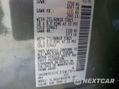 Zdjęcie 14 z 14 samochodu: 2026 NISSAN PATHFINDER SL VIN:5N1DR3CS5TC256705 - miniatura