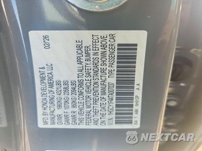 Zdjęcie 12 z 12 samochodu: 2026 HONDA ACCORD SE VIN:1HGCY1F44TA007037 - miniatura