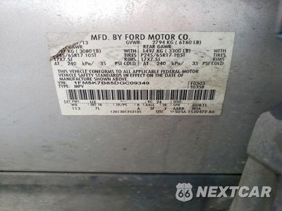 Zdjęcie 13 z 13 samochodu: 2013 FORD EXPLORER VIN:1FM5K7B85DGC09349 - miniatura