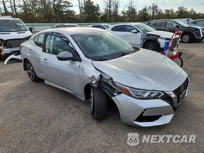 Czwarte zdjęcie samochodu z boku: 2021 NISSAN SENTRA SV VIN:3N1AB8CV1MY299694 - miniatura