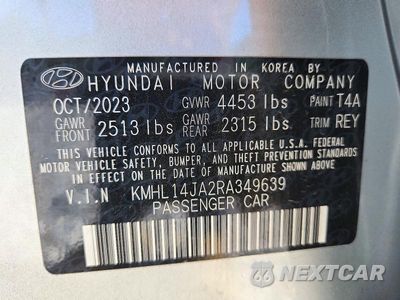 Zdjęcie 13 z 13 samochodu: 2024 HYUNDAI SONATA SEL VIN:KMHL14JA2RA349639 - miniatura