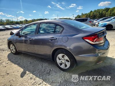 Drugie zdjęcie samochodu z przodu: 2014 HONDA CIVIC LX VIN:19XFB2F53EE229824 - miniatura