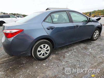 Trzecie zdjęcie samochodu z tyłu: 2015 TOYOTA COROLLA L VIN:2T1BURHE8FC470048 - miniatura