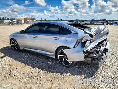 Drugie zdjęcie samochodu z przodu: 2021 HONDA ACCORD SPORT VIN:1HGCV2F39MA028585 - miniatura