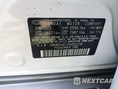 Zdjęcie 12 z 12 samochodu: 2023 HYUNDAI IONIQ 6 LIMITED VIN:KMHM54AC1PA052174 - miniatura
