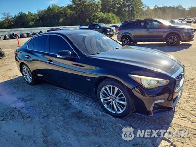 Czwarte zdjęcie samochodu z boku: 2018 INFINITI Q50 3.0T SPORT VIN:JN1EV7AR2JM431899 - miniatura