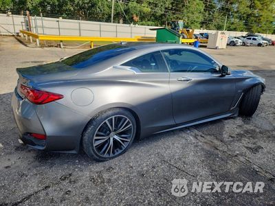 Trzecie zdjęcie samochodu z tyłu: 2017 INFINITI Q60 PREMIUM VIN:JN1EV7EK8HM360828 - miniatura