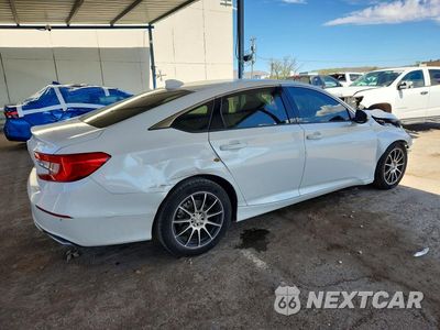 Trzecie zdjęcie samochodu z tyłu: 2018 HONDA ACCORD LX VIN:1HGCV1F15JA051737 - miniatura