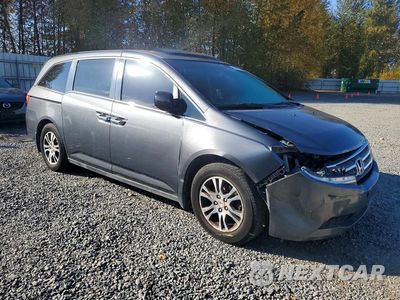 Czwarte zdjęcie samochodu z boku: 2013 HONDA ODYSSEY EXL VIN:5FNRL5H60DB067841 - miniatura
