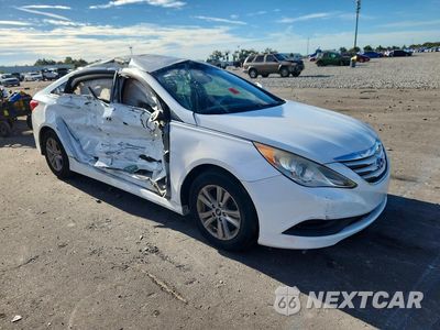 Czwarte zdjęcie samochodu z boku: 2014 HYUNDAI SONATA GLS VIN:5NPEB4AC2EH907813 - miniatura