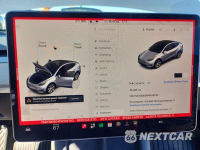 Zdjęcie 9 z 13 samochodu: 2023 TESLA MODEL Y VIN:7SAYGDEE4PA106702 - miniatura