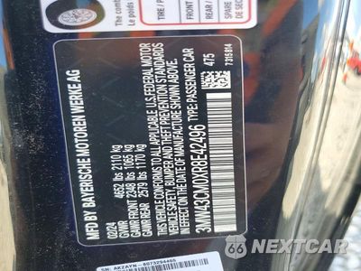 Zdjęcie 13 z 13 samochodu: 2024 BMW M240I VIN:3MW43CM0XR8E42496 - miniatura