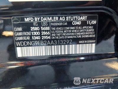 Zdjęcie 12 z 12 samochodu: 2010 MERCEDES-BENZ S 400 VIN:WDDNG9FB2AA313292 - miniatura