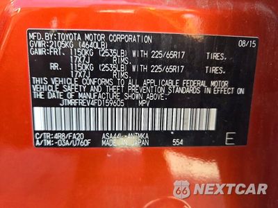 Zdjęcie 13 z 13 samochodu: 2015 TOYOTA RAV4 XLE VIN:JTMRFREV4FD159605 - miniatura