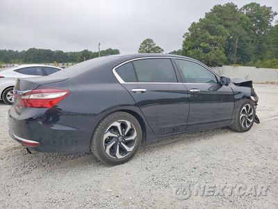 Trzecie zdjęcie samochodu z tyłu: 2017 HONDA ACCORD EXL VIN:1HGCR3F80HA038692 - miniatura