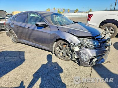 Czwarte zdjęcie samochodu z boku: 2020 HONDA CIVIC SPORT VIN:2HGFC2F83LH541037 - miniatura