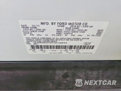 Zdjęcie 13 z 13 samochodu: 2015 FORD EXPLORER SPORT VIN:1FM5K8GT5FGC32832 - miniatura