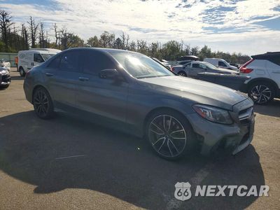 Czwarte zdjęcie samochodu z boku: 2020 MERCEDES-BENZ C 43 AMG VIN:WDDWF6EBXLR558188 - miniatura