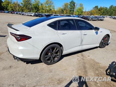 Trzecie zdjęcie samochodu z tyłu: 2021 ACURA TLX TECH A VIN:19UUB5F53MA014441 - miniatura