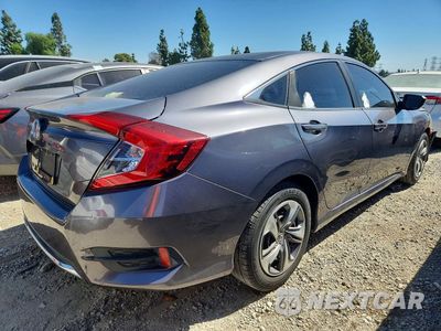 Trzecie zdjęcie samochodu z tyłu: 2021 HONDA CIVIC LX VIN:2HGFC2F69MH523948 - miniatura