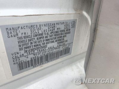 Zdjęcie 12 z 12 samochodu: 2022 NISSAN SENTRA SV VIN:3N1AB8CV3NY254502 - miniatura