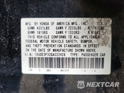 Zdjęcie 12 z 12 samochodu: 2016 ACURA ILX BASE WATCH PLUS VIN:19UDE2F32GA022426 - miniatura