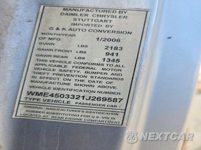 Zdjęcie 13 z 13 samochodu: 2006 SMART FORTWO VIN:WME4503321J269587 - miniatura