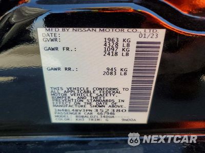 Zdjęcie 13 z 13 samochodu: 2023 NISSAN ALTIMA S VIN:1N4BL4BV3PN352380 - miniatura