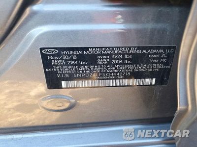 Zdjęcie 12 z 12 samochodu: 2019 HYUNDAI ELANTRA SE VIN:5NPD74LF5KH442718 - miniatura