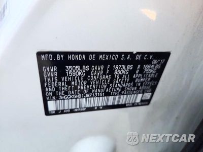 Zdjęcie 13 z 13 samochodu: 2018 HONDA FIT EX VIN:3HGGK5H81JM713151 - miniatura