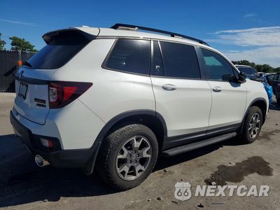 Trzecie zdjęcie samochodu z tyłu: 2023 HONDA PASSPORT TRAIL SPORT VIN:5FNYF8H63PB006010 - miniatura