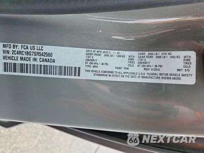 Zdjęcie 13 z 13 samochodu: 2025 CHRYSLER PACIFICA SELECT VIN:2C4RC1BG7SR542560 - miniatura