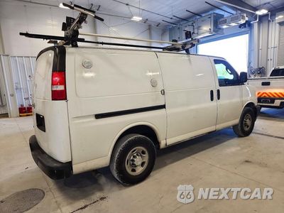 Trzecie zdjęcie samochodu z tyłu: 2019 CHEVROLET EXPRESS G2500 VIN:1GCWGAFP1K1327178 - miniatura