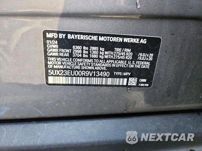 Zdjęcie 13 z 13 samochodu: 2024 BMW X5 XDRIVE40I VIN:5UX23EU00R9V13490 - miniatura