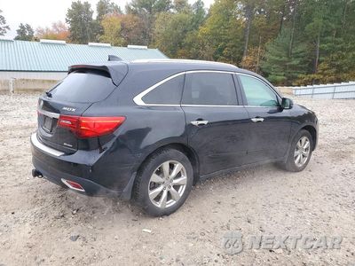 Trzecie zdjęcie samochodu z tyłu: 2014 ACURA MDX ADVANCE VIN:5FRYD4H81EB037560 - miniatura