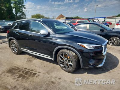 Czwarte zdjęcie samochodu z boku: 2021 INFINITI QX50 AUTOGRAPH VIN:3PCAJ5DB0MF120284 - miniatura