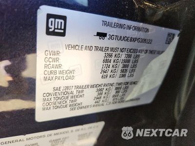 Zdjęcie 12 z 12 samochodu: 2023 GMC SIERRA K1500 DENALI VIN:3GTUUGE8XPG305122 - miniatura